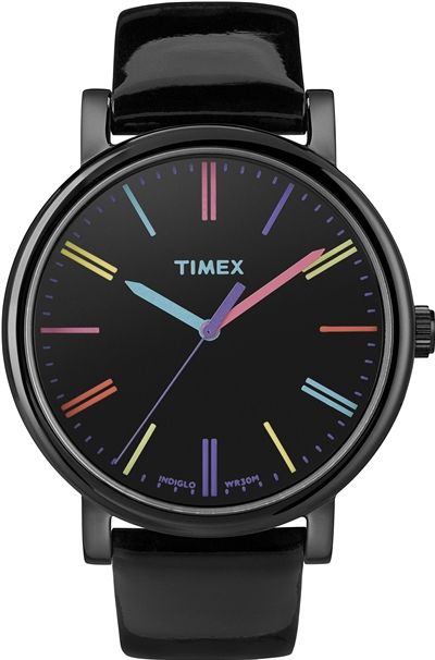 Men's Timex Originals 18mm Leather Strap Watch T2N790