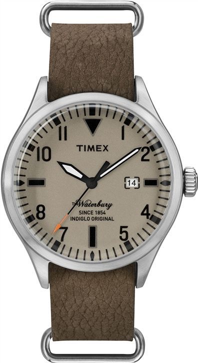 Men's Timex The Waterbury Leather Strap Watch TW2P64600