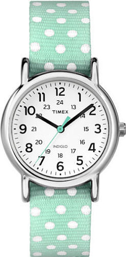Women's Timex Weekender Dots Small Reversible Strap Watch TW2P65500