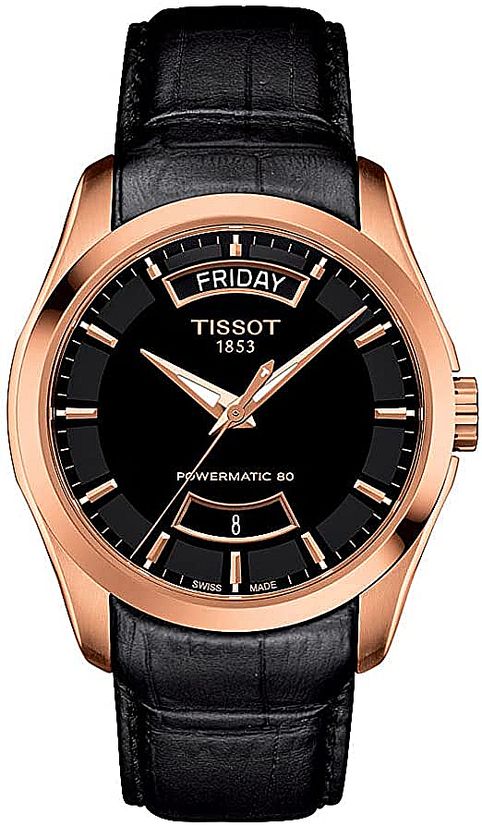 Men's Tissot 1853 Couturier Powermatic 80 Swiss Automatic Watch T0354073605101