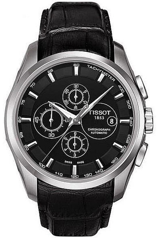 Men's Tissot 1853 Couturier Swiss Automatic Chronograph Watch T0356271605100