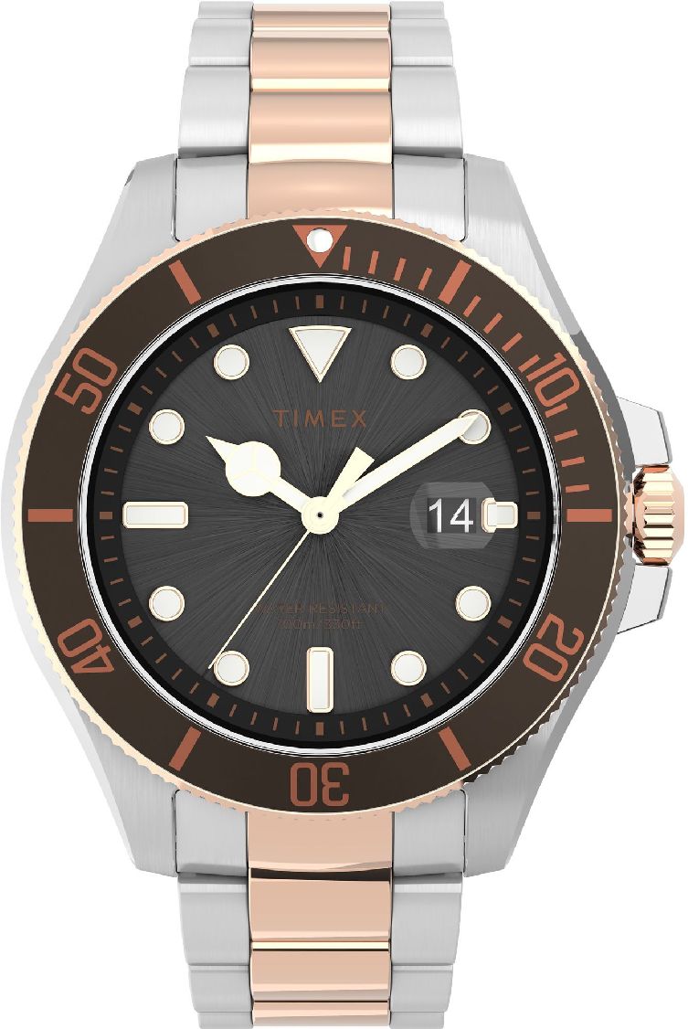 Men's Timex Harborside Two Tone Steel Bracelet Watch TW2V42100