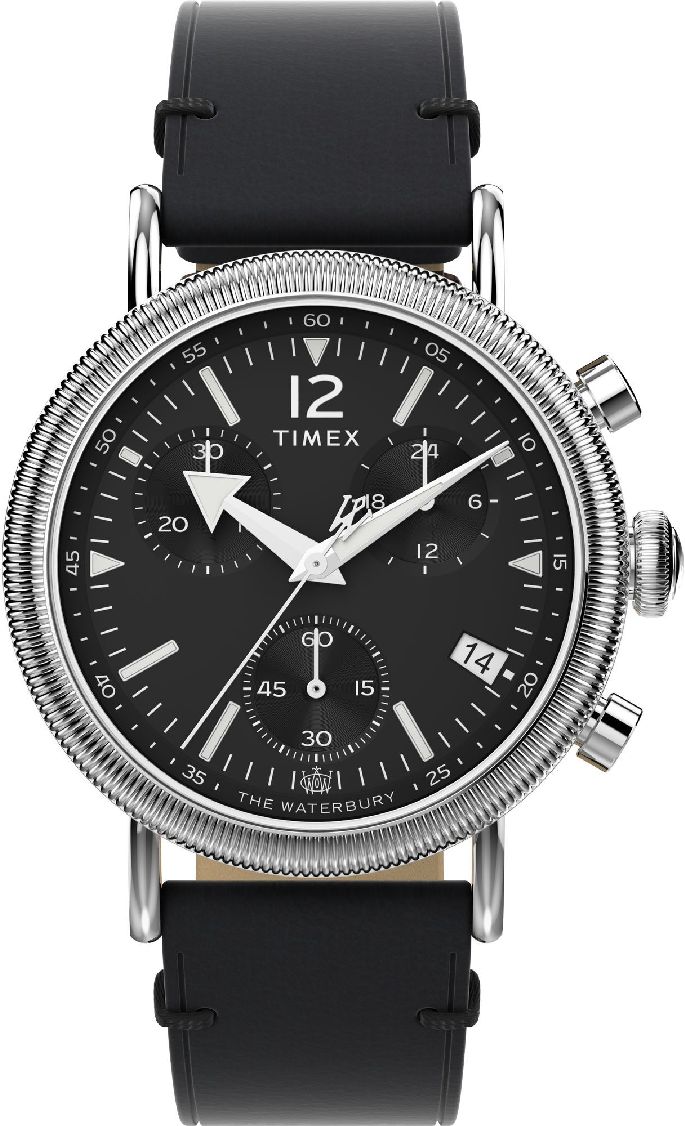 Men's Timex Waterbury Standard Chronograph Navy Dial Watch TW2W20600