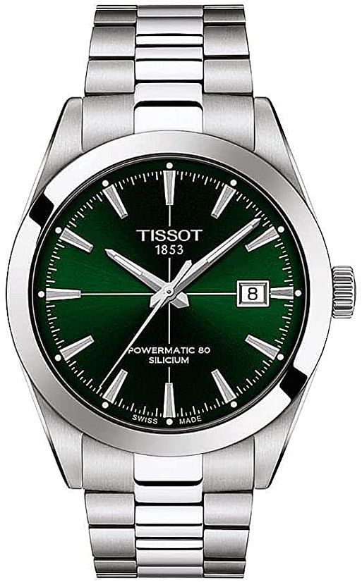 Mens Tissot 1853 Gentleman Powermatic 80 Silicium Automatic Watch T1274071109101