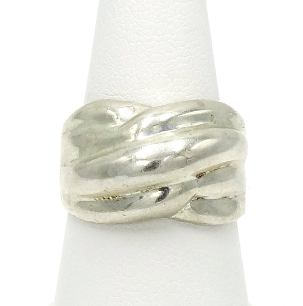 Wide Sterling Silver Ring Made In Mexico