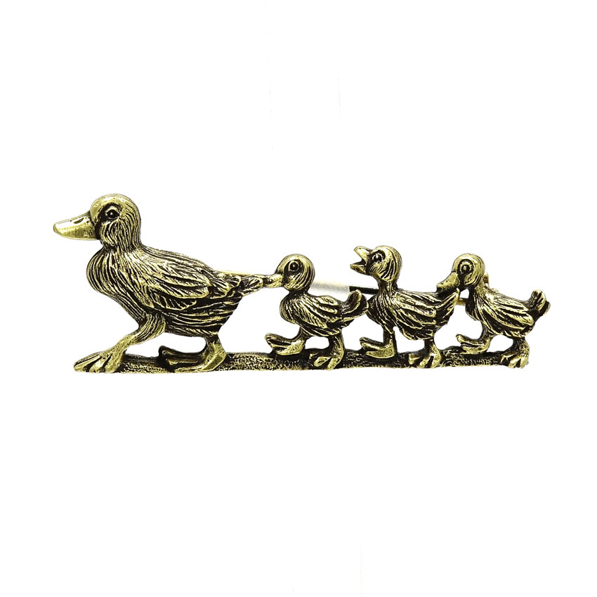 Mother And Ducklings Brooch By Museum Reproductions