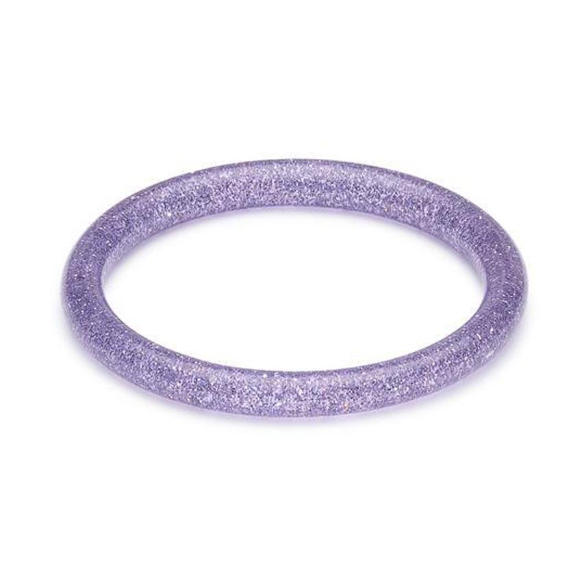 New Narrow Lilac Glitter Bangle By Splendette