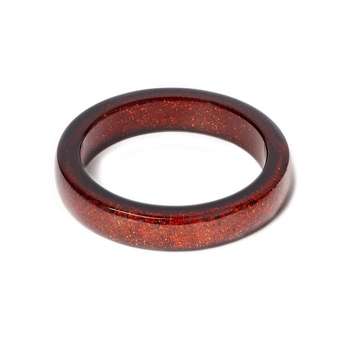 New Bronze Glitter Bangle By Splendette