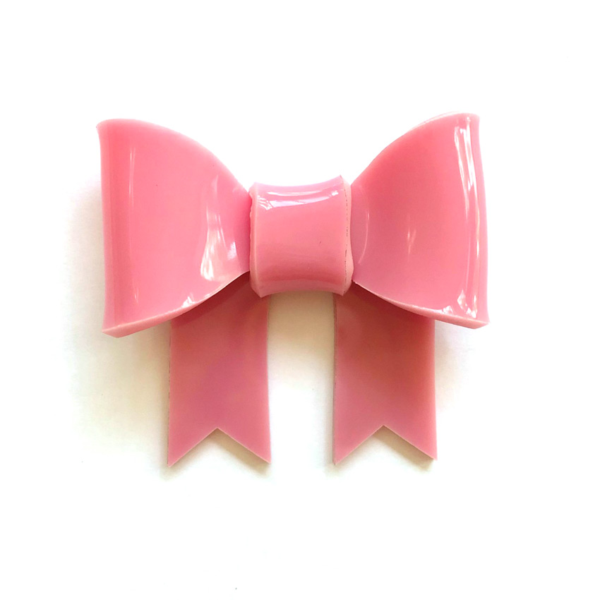 Pink Small Bow Brooch By Coup de Colere