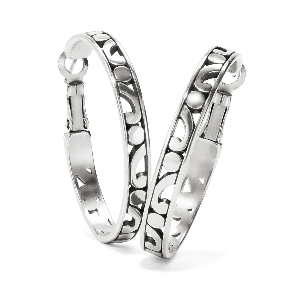 Brighton Contempo Medium Hoop Earrings