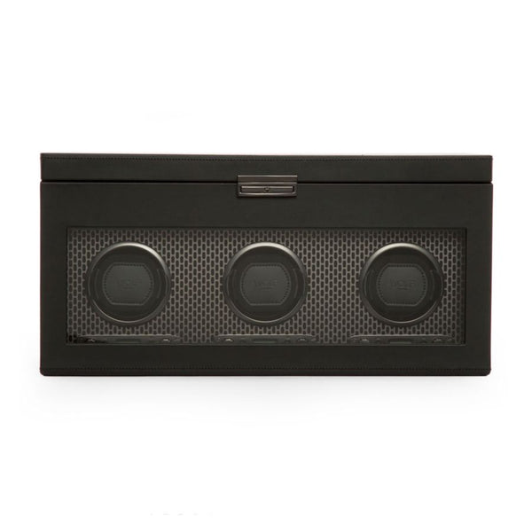 Axis Triple Watch Winder With Storage