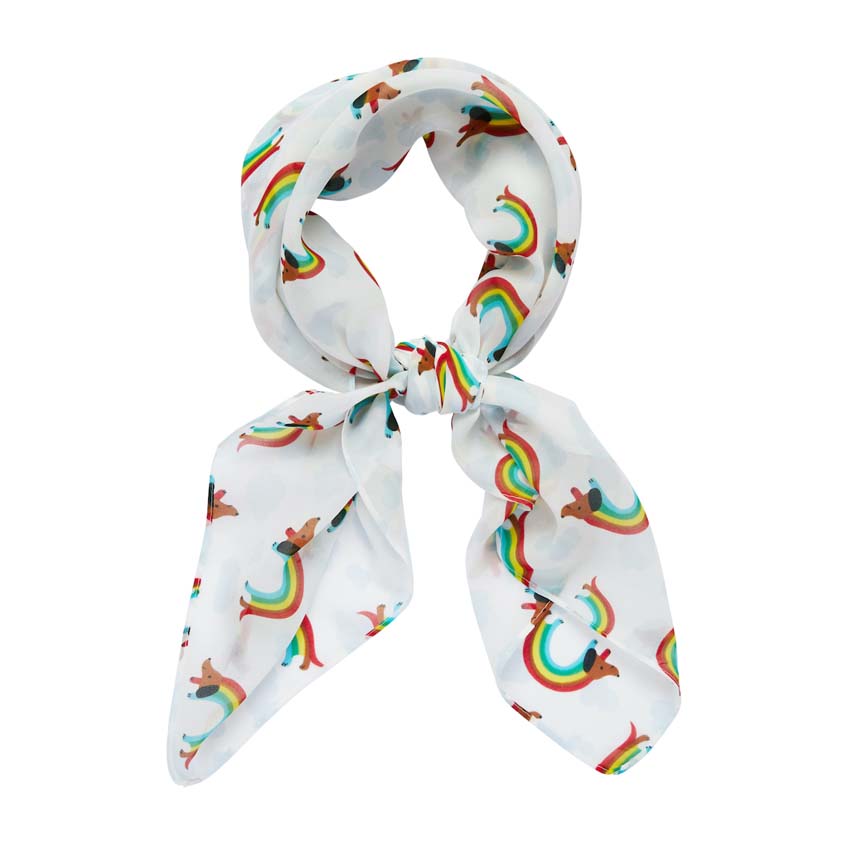 Rainbow Ruff Head Scarf By Erstwilder