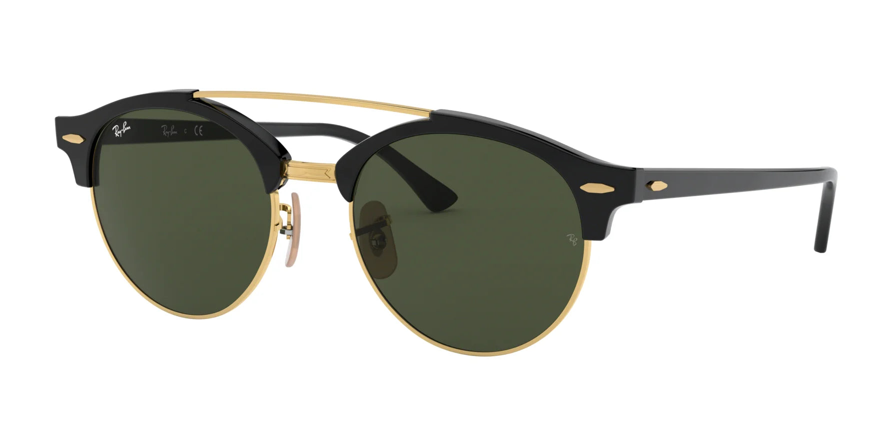 Ray-Ban CLUBROUND DOUBLEBRIDGE RB4346 Sunglasses | Size 51