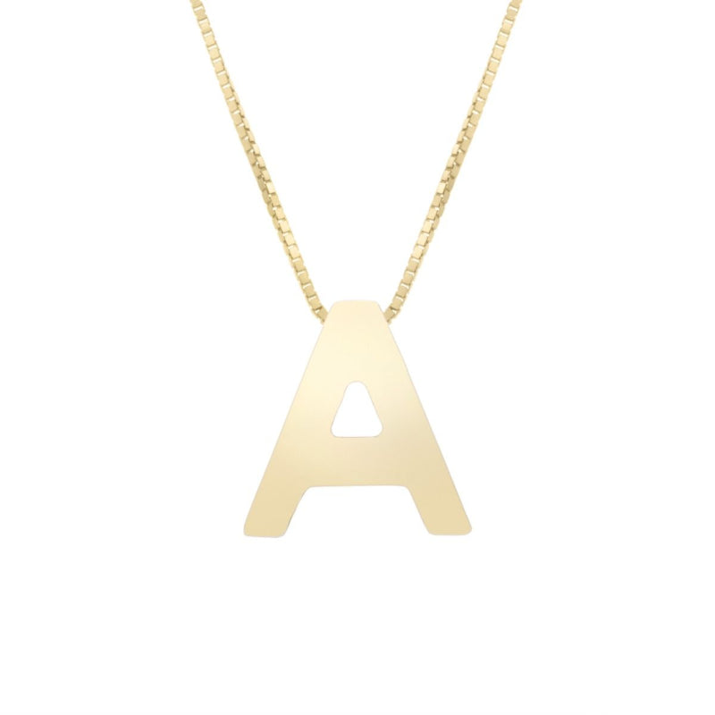 14K Block Letter Initial - ALL LETTERS