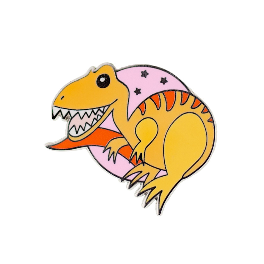 Rex The Tyrant King Enamel Pin By Erstwilder