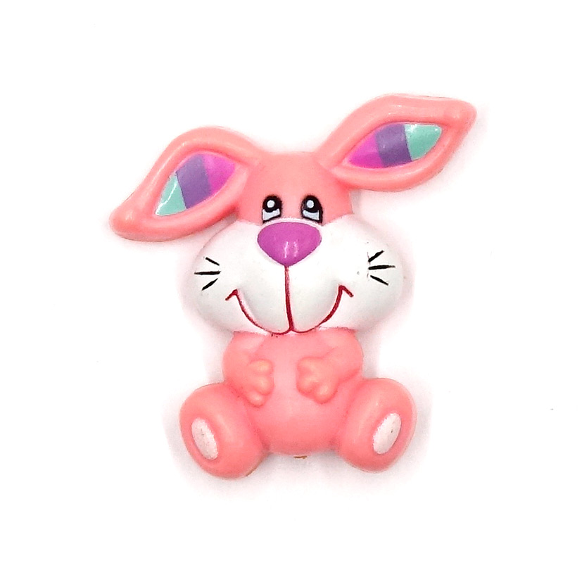 Vintage Pink Easter Bunny Pin By Russ