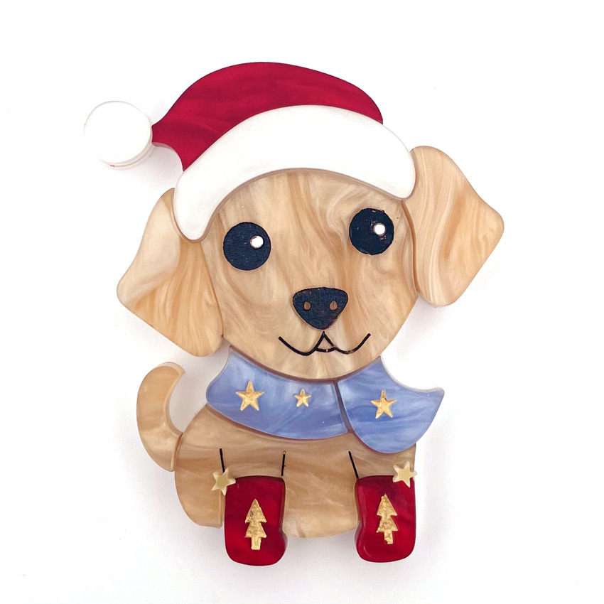Shelly The Pup Brooch By Wintersheart - Last One!