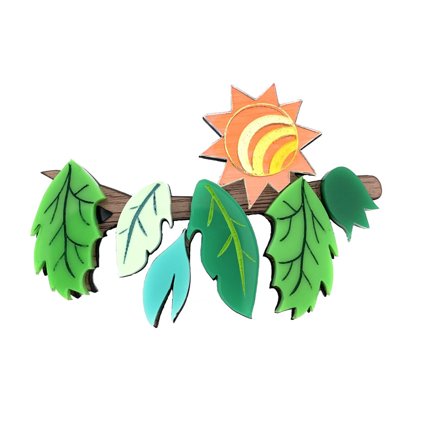 Summer Sprig Brooch By Wintersheart