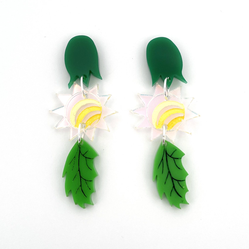 Summer Sprig Earrings By Wintersheart