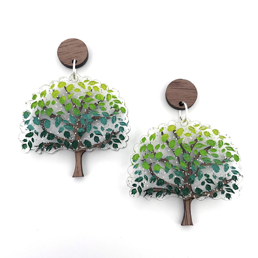 Summer Tree Earrings By Wintersheart