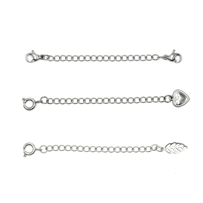 Stainless Steel Necklace Extender Chains - Choose Your Style!