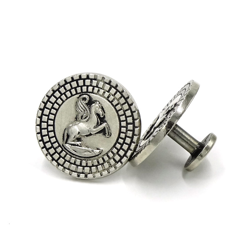 Vintage Plastic Pegasus Cufflinks Swank?
