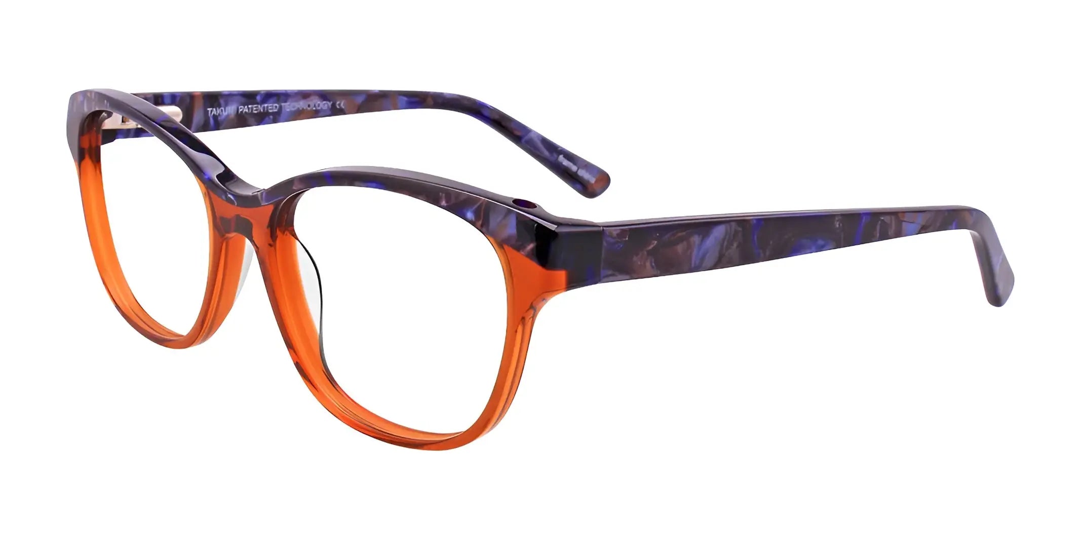 Takumi TK1018 Eyeglasses with Clip-on Sunglasses | Size 54