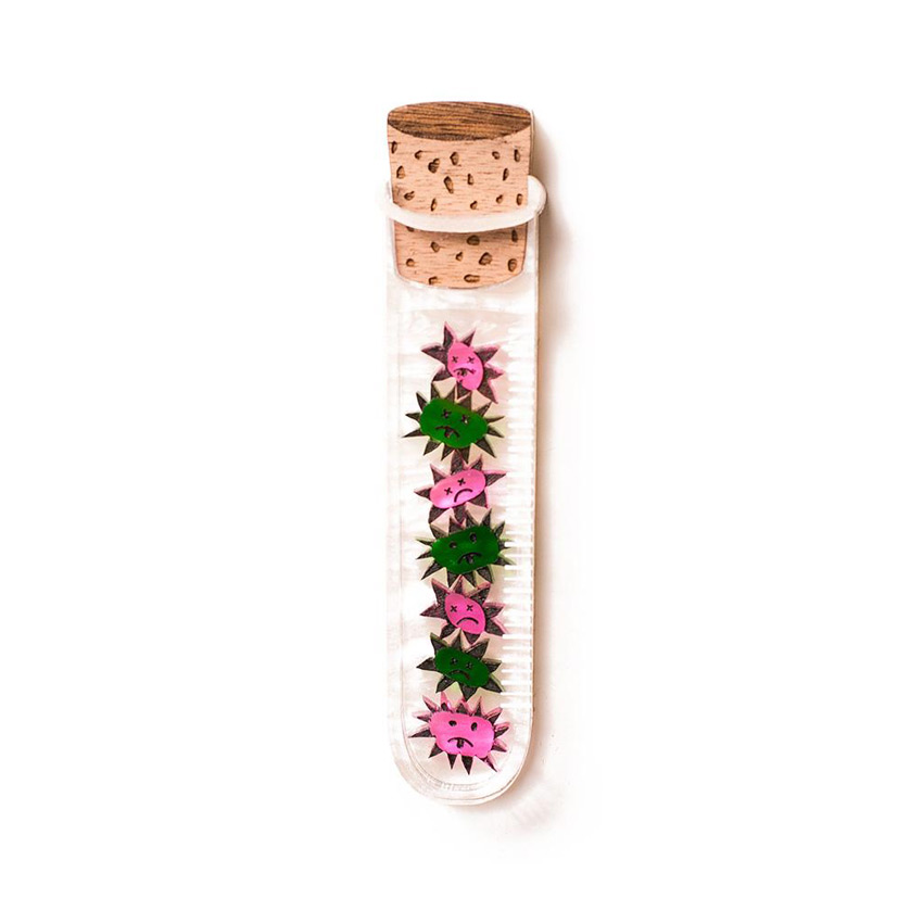 Test Tube Brooch By Martinis & Slippers