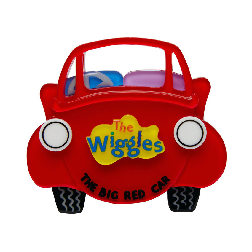 The Big Red Car Wiggles Brooch By Erstwilder - Slightly Imperfect