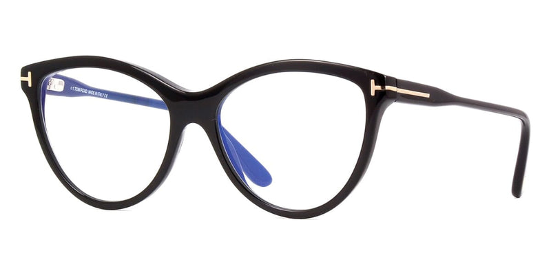 Tom Ford TF5772-B 001 Blue Control with Magnetic Clip-On