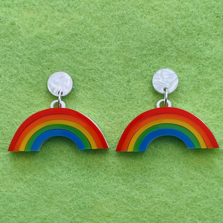 Rainbow Earrings By Wintersheart
