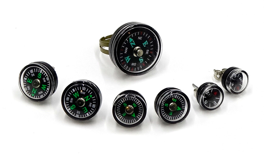 Which Way Is North - Moving Compass Jewelry Funny Gifts