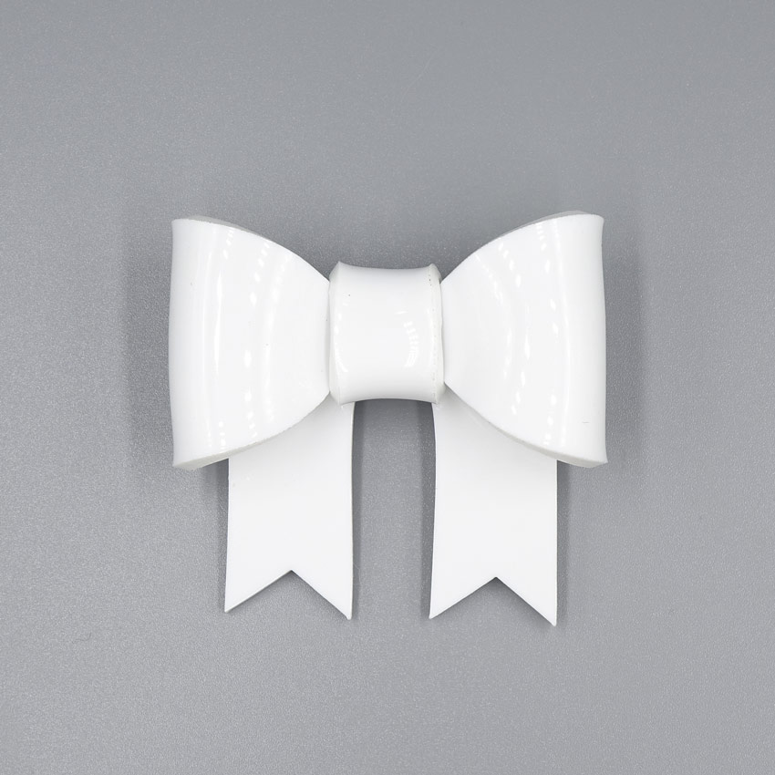 White Small Bow Brooch By Coup de Colere