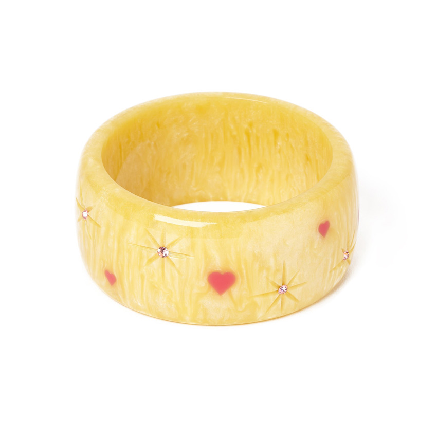 Wide Honey Bunch Starburst Bangle By Splendette