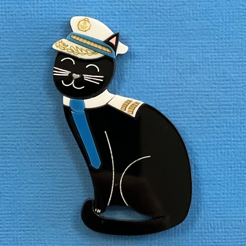 Captain Kitty Brooch By Wintersheart