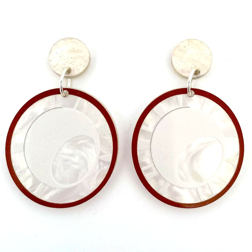 Coconut Earrings By Wintersheart