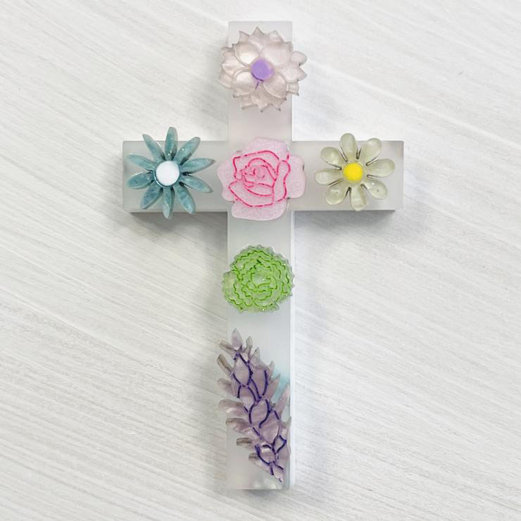 Easter Cross Brooch By Wintersheart - Last one!