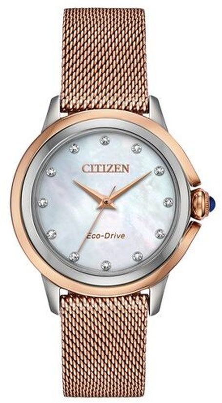 Women's Citizen Eco-Drive Ceci Rose Gold Watch EM0796-75D