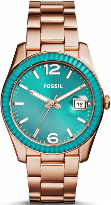 Women's Rose Gold-Tone Fossil Perfect Boyfriend Watch ES3730