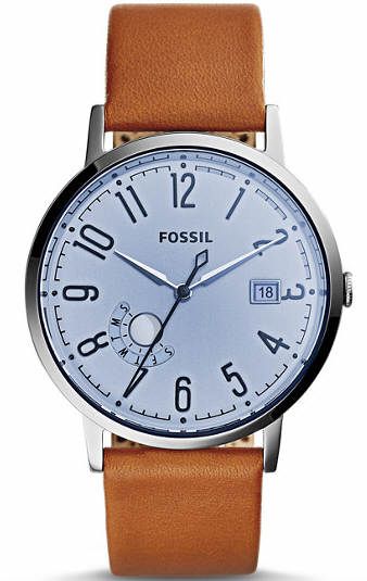 Women's Fossil Vintage Muse Leather Strap Watch ES3975