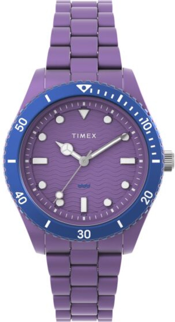 Women's Legacy #tide 37mm Purple Recycled Plastic Strap Watch TW2Y04800