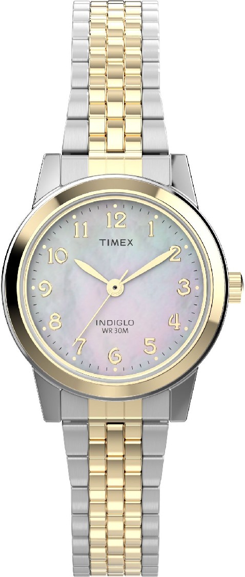 Women's Main Street 25mm Two-Tone Mother-of-Pearl Dial Steel Watch TW2W35300