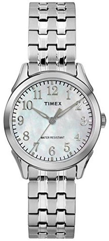 Women's Timex Briarwood Pearlized Steel Expansion Band Watch TW2R483009J