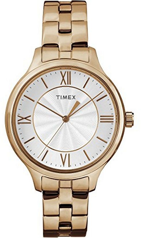 Women's Timex Peyton Rose Gold Tone Steel Link Watch TW2R28000 TW2R28000ZA