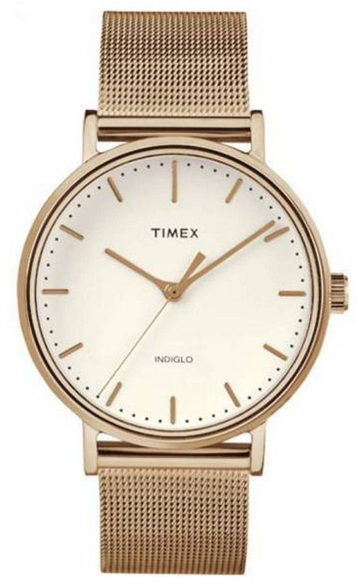 Women's Timex Weekender Fairfield Rose Gold Steel Watch TW2R26400