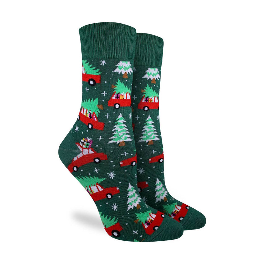 Women's Christmas Tree Car Socks