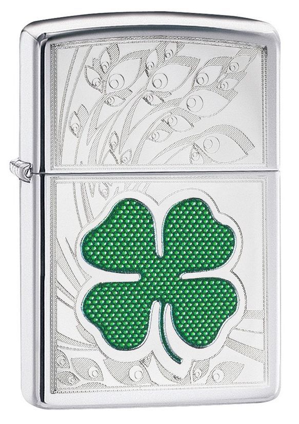 Zippo Shamrock Design Lighter 24699-000003